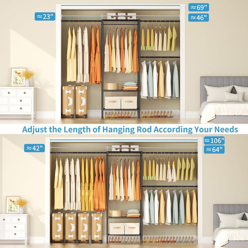 Rachil 69.25'' - 106.25'' Walk-In Set