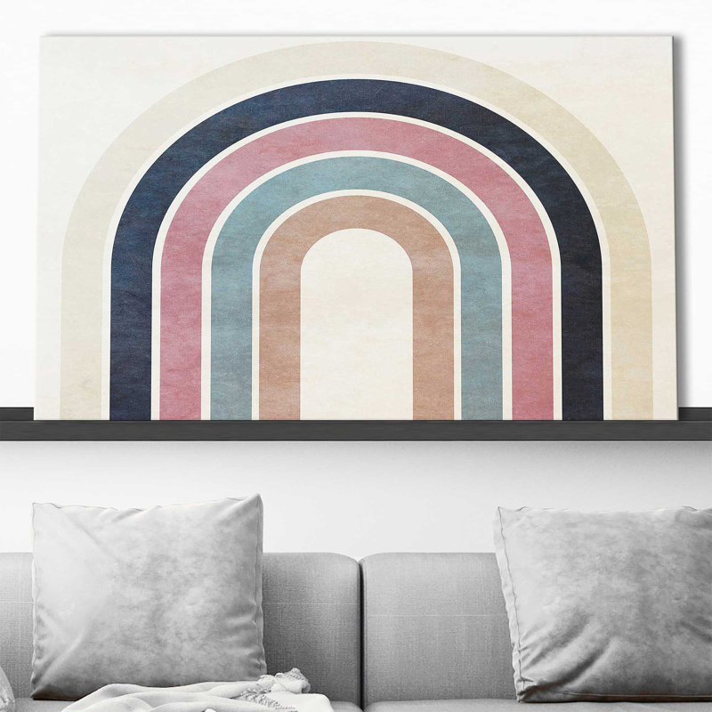 «Over the Rainbow» par SD graphiques studio - impression, Toile tendue, H 36 po x l 60 po x P 1,5 po