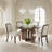 Alana 54" W Pedestal Round Dining Table
