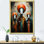 «Folk Religion Spirit Guardians Mask», impressions d'art mural