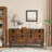 60.5" Mid Century Modern Sideboard Buffet Cabinet With Storage, TV Media Console Table, Storage Cabinet With 4 Doors & Adjustable Shelves For Kitchen Dining Living Room Entryway, Walnut