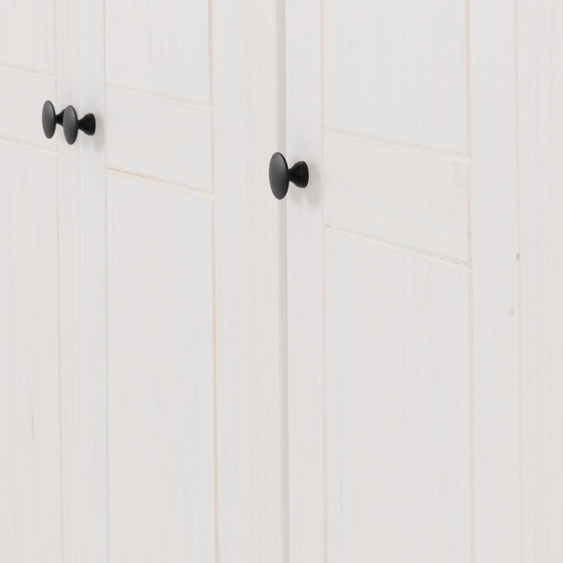 Amaru 3 Door Solid Wood Wardrobe