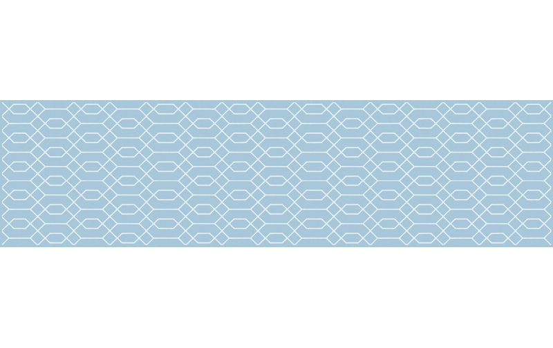 Rosalyn Geometric Kitchen Mat, Runner 80 x 300 cm