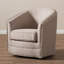 Fauteuil demi-tonneau pivotant en polyester de 75,28 cm de largeur Isabelle-1038849806