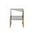 Lumpkin Glass Top End Table