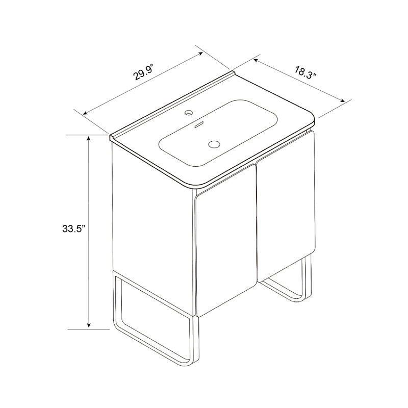 Armoire de salle de bain Modern