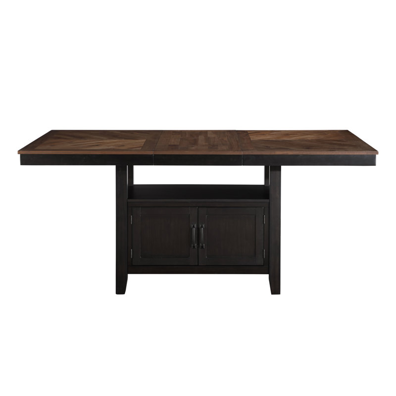 Mendenhall Rectangular 80'' Storage Counter Table