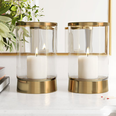 Hurricanes de table en verre