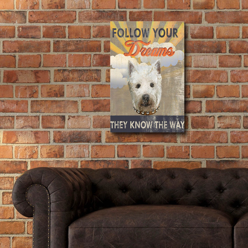  «Dog Days - Pek Pup» par Art Licensing Studio, art mural en verre acrylique, 16 po x 24 po, H 24 po x l 16 po