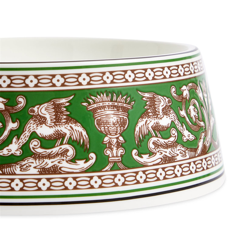 Florentine 8.2in Pet Bowl, Green