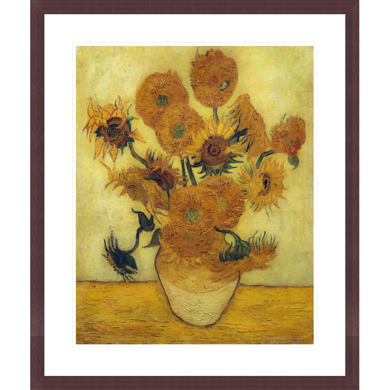 Tournesols par Vincent van Gogh, H 27,84 po x l 23,5 po