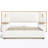 Calviano Upholstered Platform Bed With Wingback Headboard, LED Lighting, And Storage Side Panels-117216291-117216289