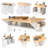 55.7'' Multifunctional Kitchen Island with Dual Drop Leaf, Power Outlet, and Ample Storage for Dining, Cooking, or Work-18256216