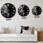 Portrait monochrome de tête de zèbre - Horloge murale de ferme-60329519