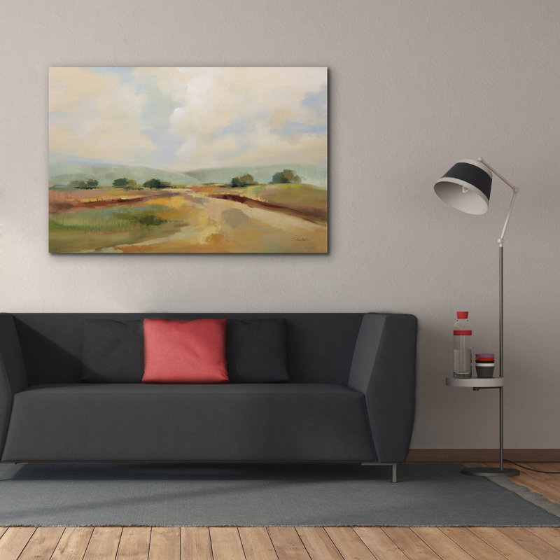 Toile épique Graffiti «Glowing Sky» par Silvia Vassileva, 60 po x 40 po