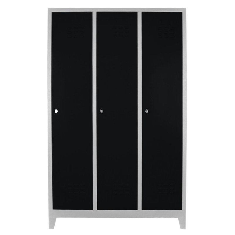 Armoire de rangement Locker, H 72,8 po x l 46,1 po x P 15,7 po, Noir