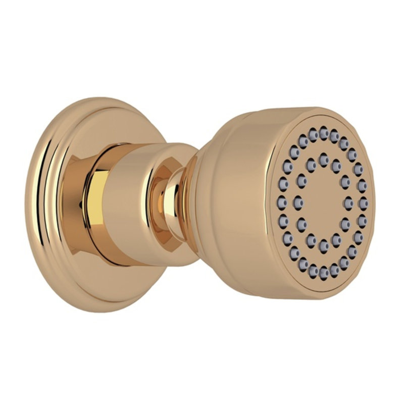 Perrin & Rowe Single Function Body Spray, Unlacquered Brass
