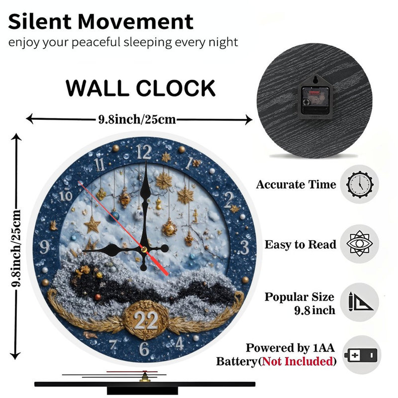 Horloge-Cadran-Avec-Casse-Noisette-Cadeaux