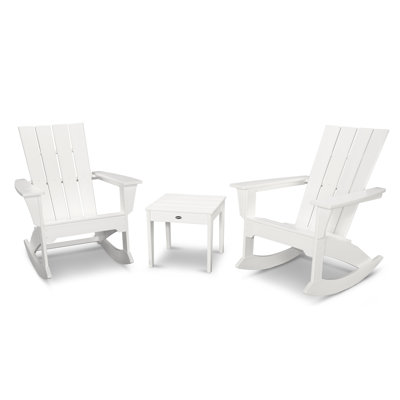 POLYWOOD Quattro 3-Piece Rocker Set