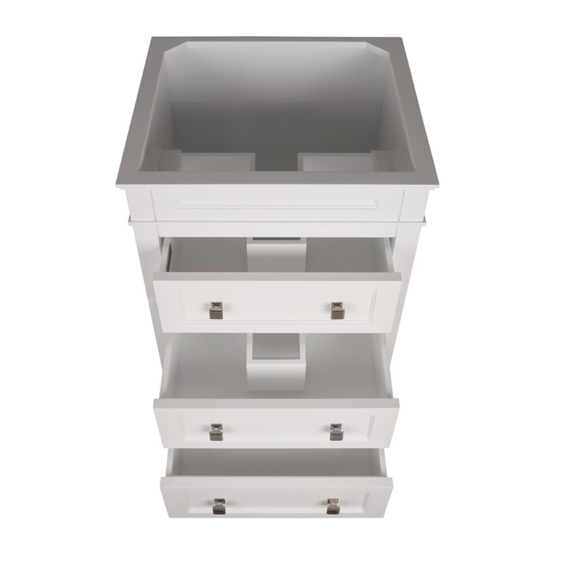Laurel 24" Bathroom Vanity Base Only, White