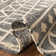 Hazelwood Hand Loomed Jute/Cotton Geometric Rug in Beige/Blue