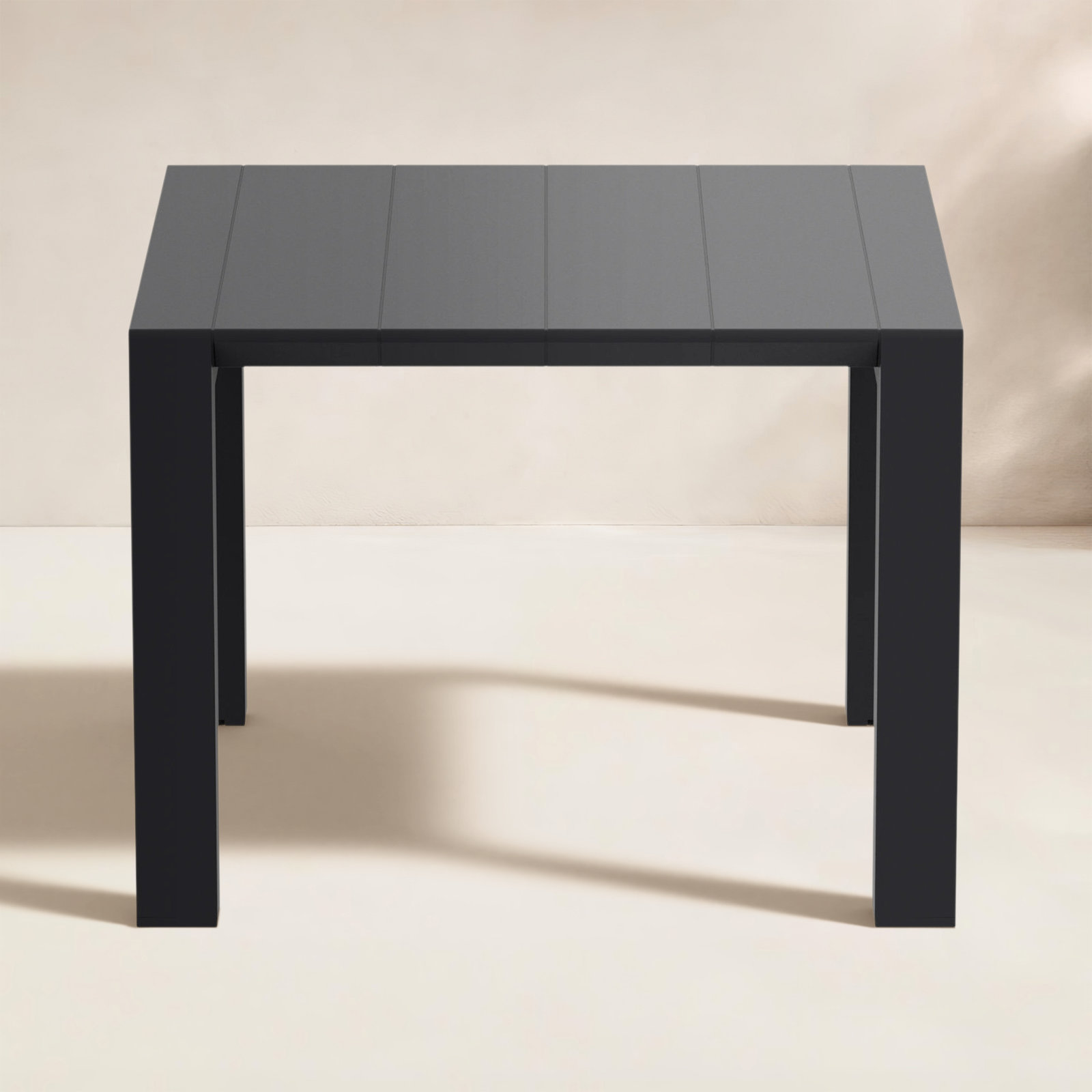 Farrah 39 " Extendable Patio Dining Table, Black
