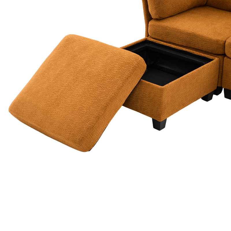 Upholstered 30.06 " Fabric Sectional