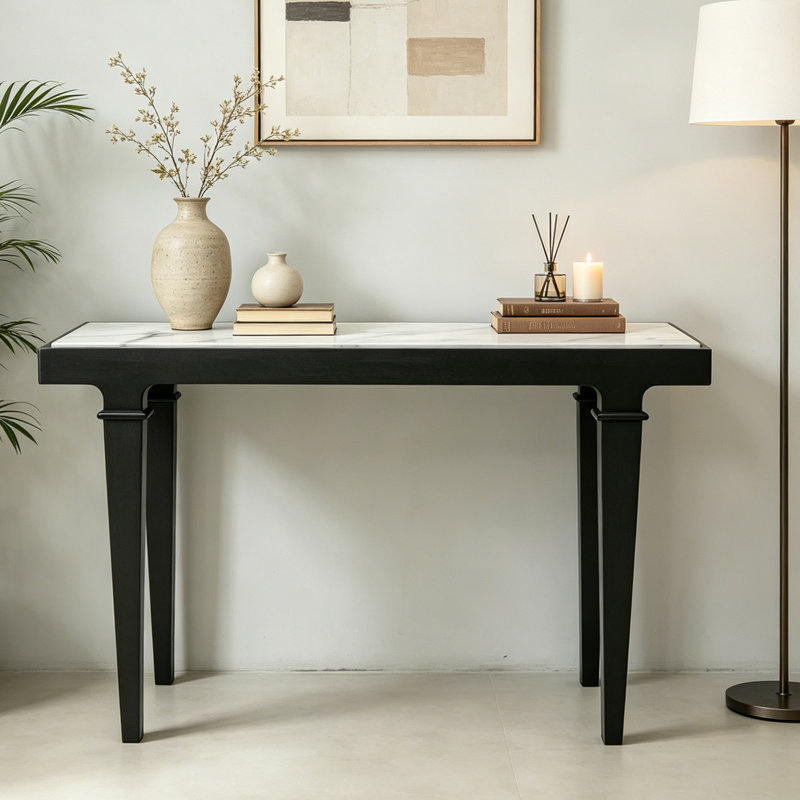 Console Mid-Century, H 31,5 po x l 63 po x P 13,8 po