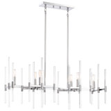Mercer41 Concepcion Transitional Chrome Finish Island Light