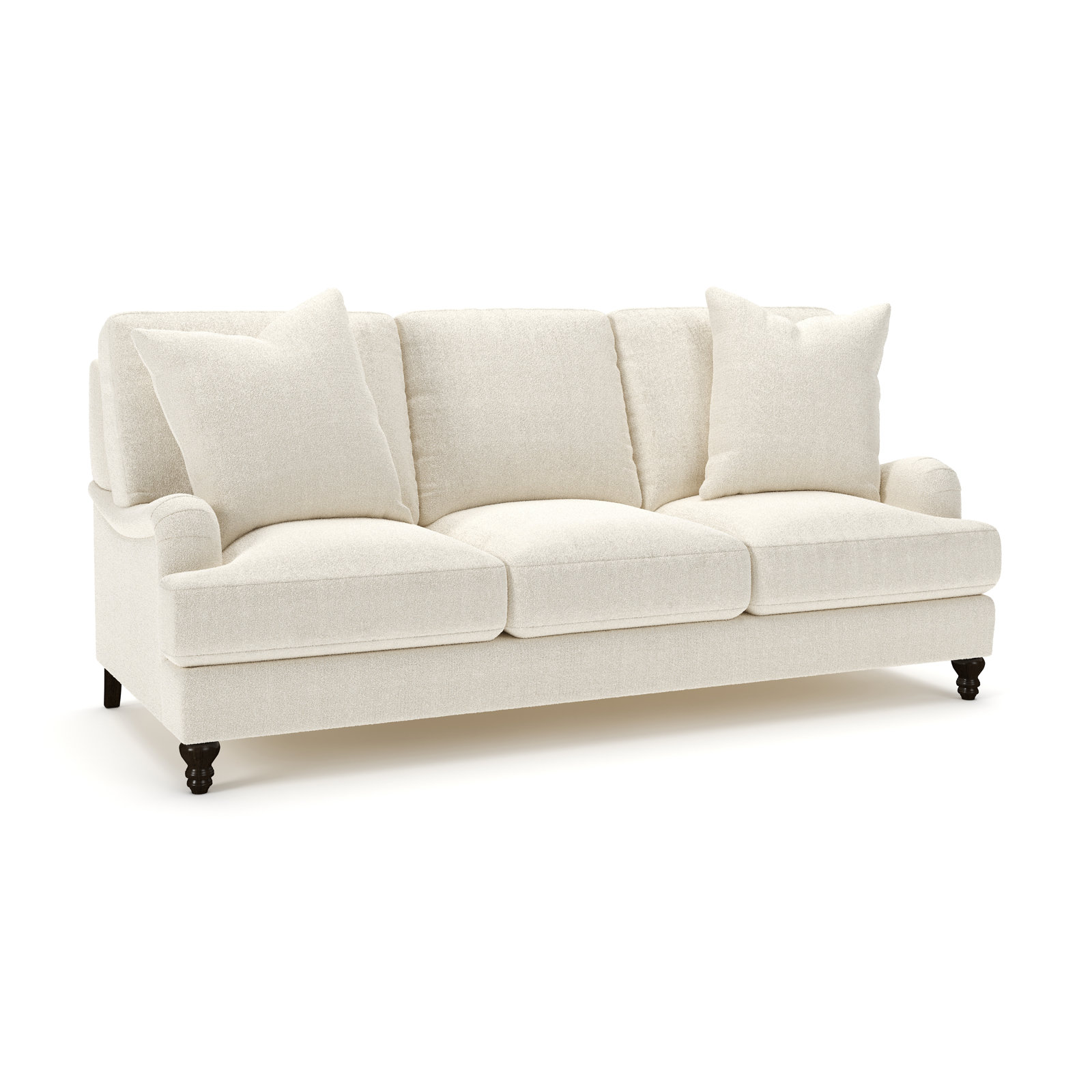 Walters 88'' Sofa, Davis Pearl Performance Bouclé