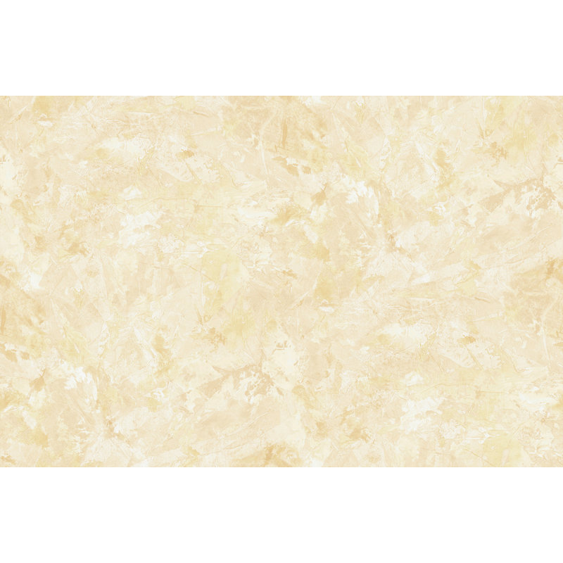 Macky 10.05m x 53cm Textured Metallic Wallpaper Roll, Yellow
