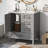 Remke 18'' Single Bathroom Vanity with Resin Top-281720135