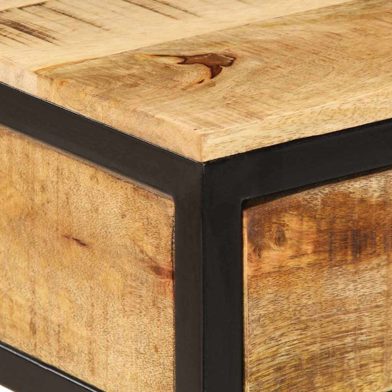40cm W Solid Wood Bedside Table