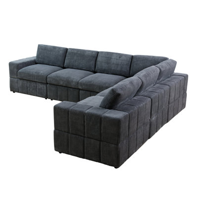 Premium Reversible Modular Living Room Sectional Sofa Set