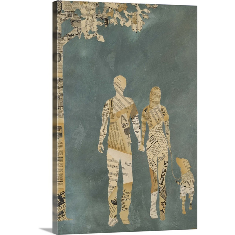 «Summer Stroll» par Saulters, impression sur toile, H 48 po x l 32 po x P 1,25 po