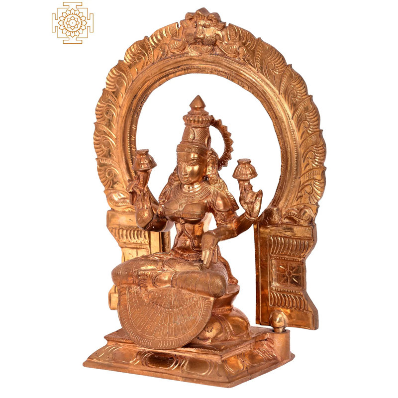 Figurine de la déesse assise Lakshmi