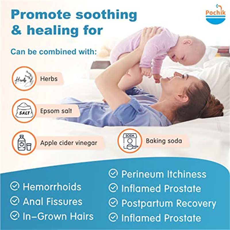 Sitz Bath-Soothing Relief For Hemorrhoids And Postpartum Recovery(Blue)