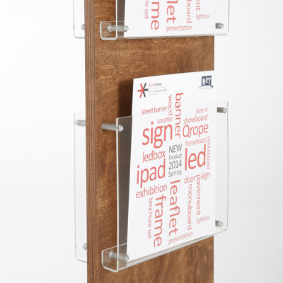 MT Displays 58.07'' H Pamplet Rack