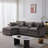 105" Modular Sectional Couch-172805867