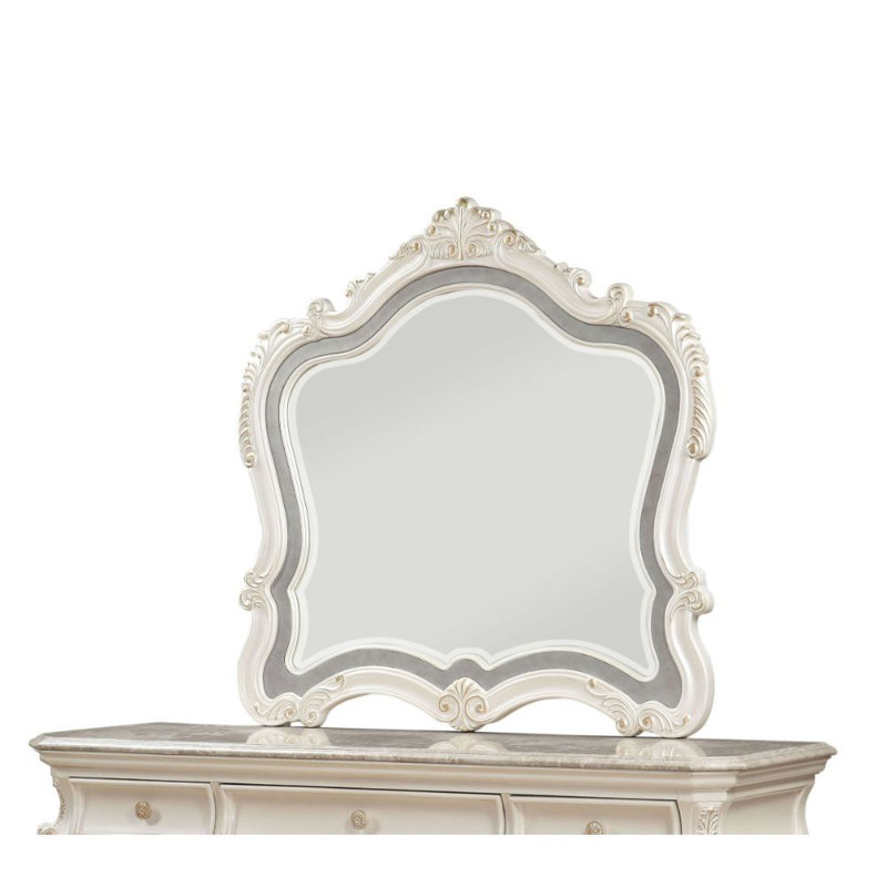 Wood Concave Wall Mirror
