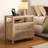 Rattan Nightstand With 2 Drawers,26''Farmhouse Bedside Table-1838655193-1838655192