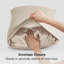 Satin Pillowcase Set of 2, 300 Thread Count , Grey Sand,GentleSoft™️-359644225-359644284