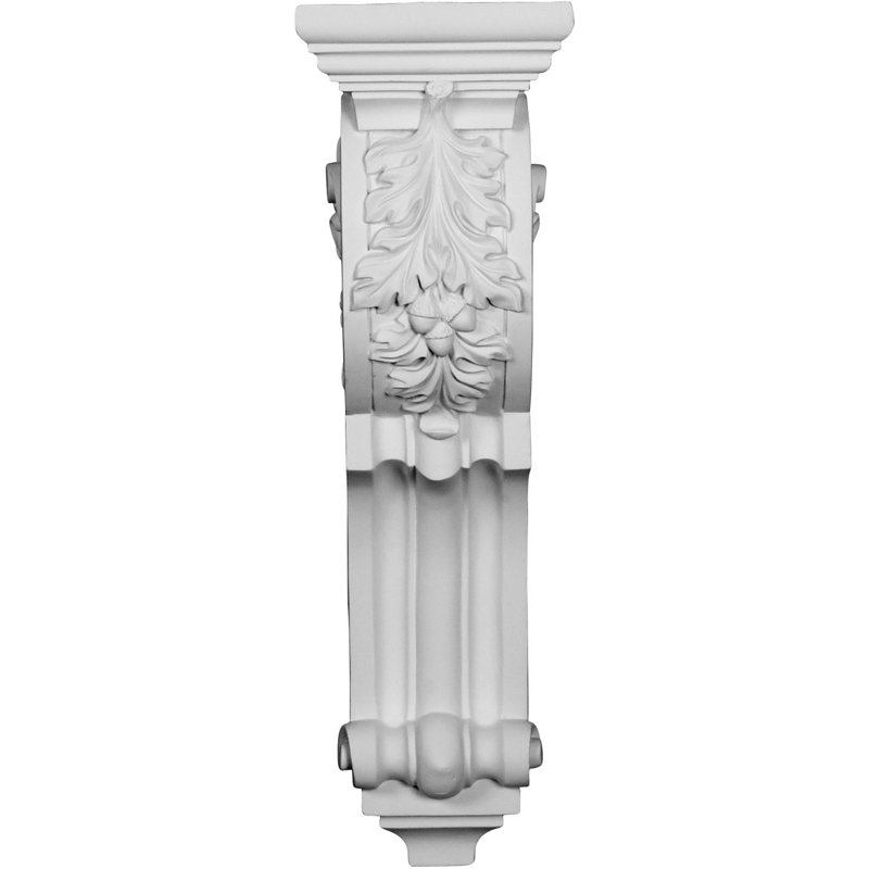 Endurathane Hamilton Corbel, 5 7/8"W x 7 7/8"D x 20"H, Factory Primed