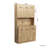 70.87" Tall Wardrobe & Kitchen Cabinet, 6-Door Rustic Oak Storage Armoire with Open Shelf & Drawer for Bedroom, Pantry-362627899