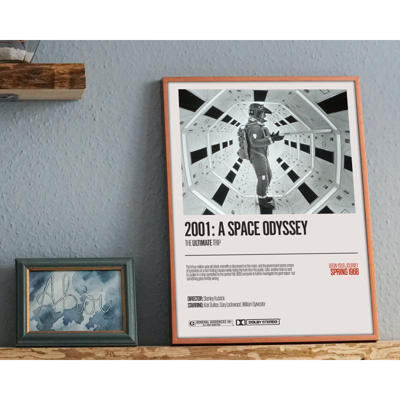 2001: A Space Odyssey Movie Poster - No Frame Print, 60cm H x 42cm W