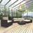 Agostiña 8 Piece Sectional with Cushions-1022112677-1022112679