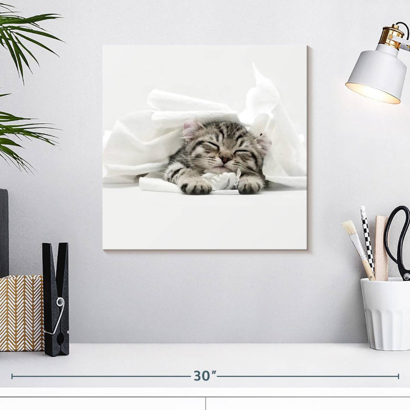 Crowle Cozy Lynx Cat, H 16 po x l 16 po