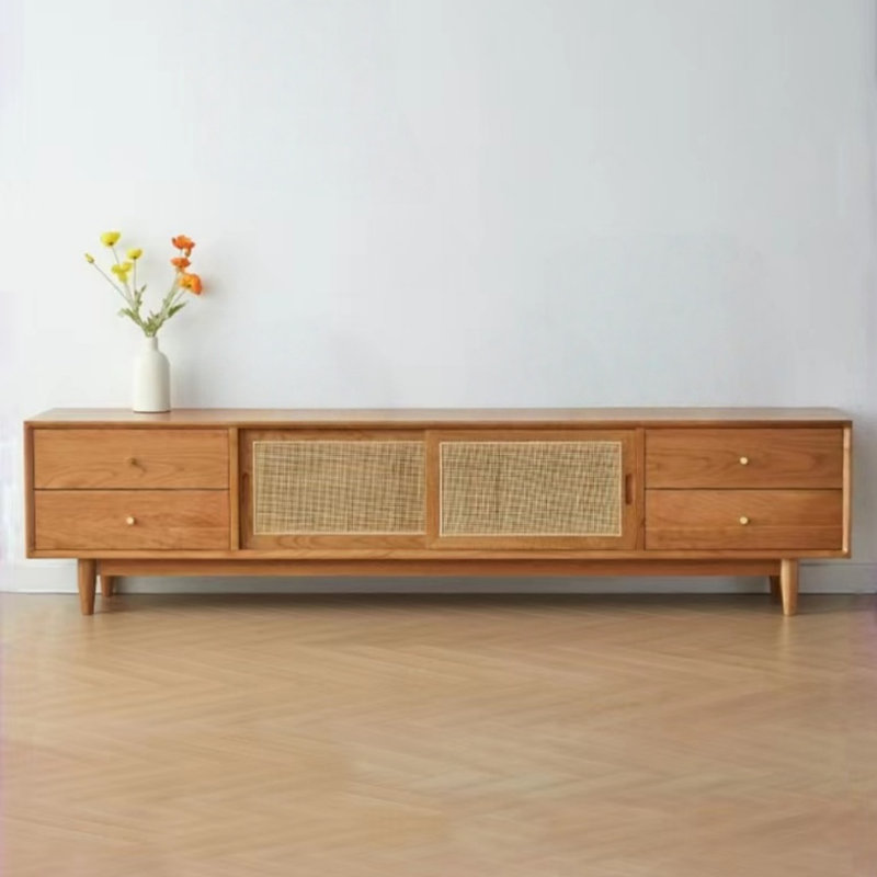 Modern Creative Solid Wood TV Stand