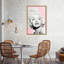 Art mural emblématique sur toile rose glamour étoile pour chambre à coucher-72506321-72506322