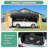 COBIZI 10x20 Pop up Canopy with 1-Button Push Center Lock, Portable Garage with 2 Sidewalls Carport Canopy Waterproof & UPF 50+,Canopy Tent 10 x 20 for Parties,Commercial,3 Adjustable Height-111066474